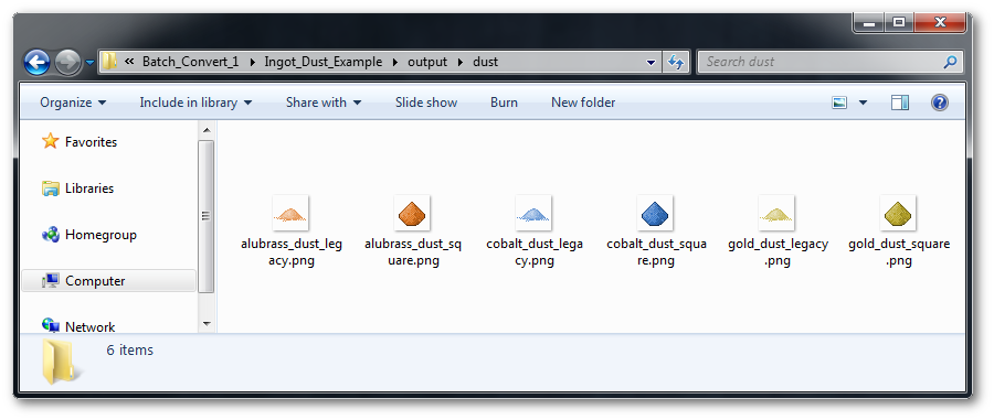 Example Command Output